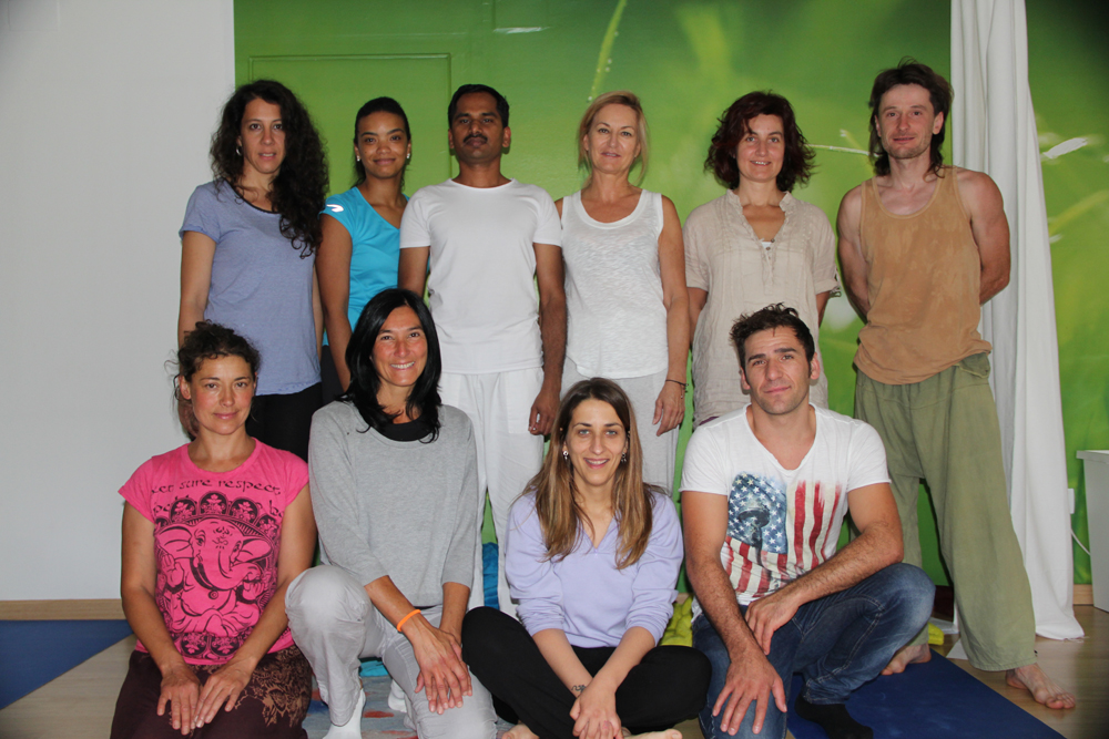 First class of yoga teachers in La Seu